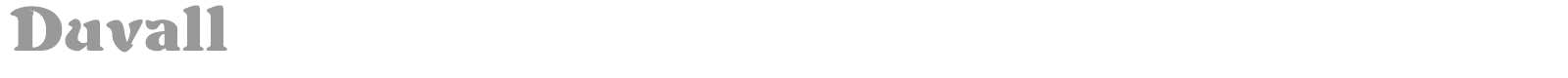 Duvall font preview